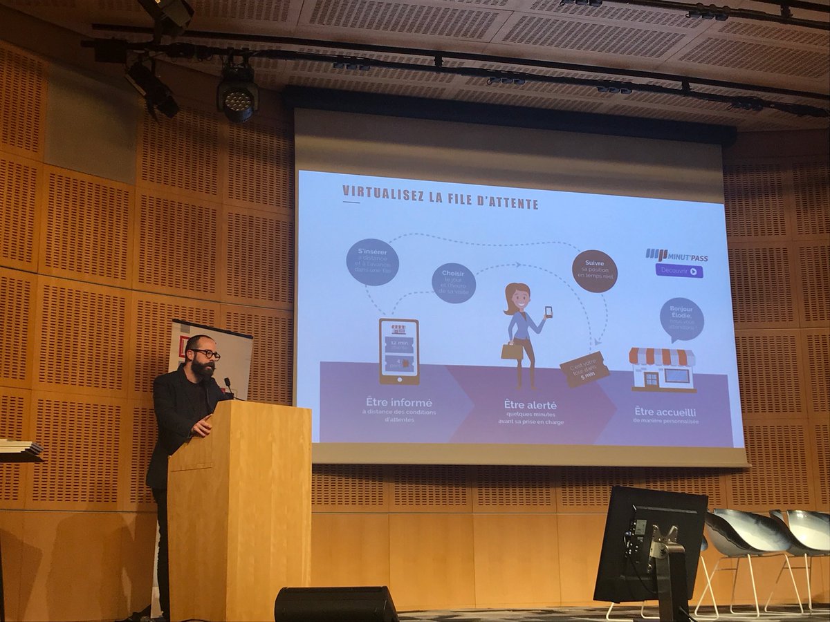 #OmnicanalLSA « Le problème de la file d’attente c’est d’être physiquement coincé dans cette file. L’avantage de la virtualisation de la file d’attente avec <a href="/minutpass/">Minut'Pass</a> , notre partenaire, c’est que le shopper s’insère dans une file mais il peut faire autre chose en attendant »