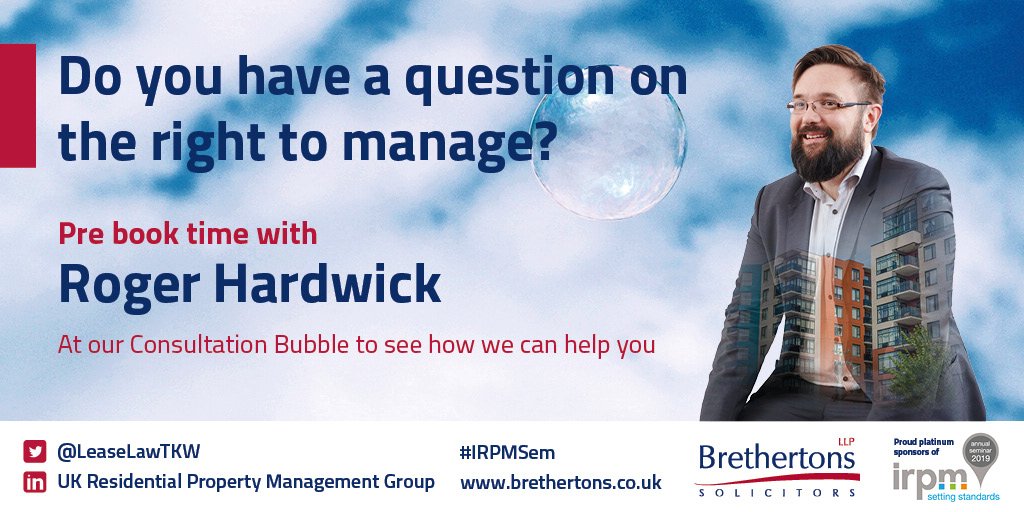 brethertonsllp's tweet photo. Do you have a question about RTM? Book a slot in our @IRPMONLINE Consultation Bubble or register for our webinar with @RogerHardwick @Resileaselaw https://t.co/73PwAiy4ij https://t.co/sAO7SUK54a