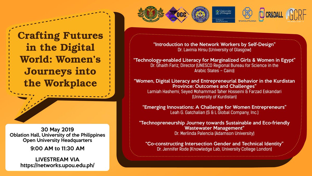Lavinia_Hirsu's tweet photo. our network meets again in Manila with a fabulous group of talks and people!
@WSelfdesign @UofGEducation @libby_lucy https://t.co/6nY1JWE5P2