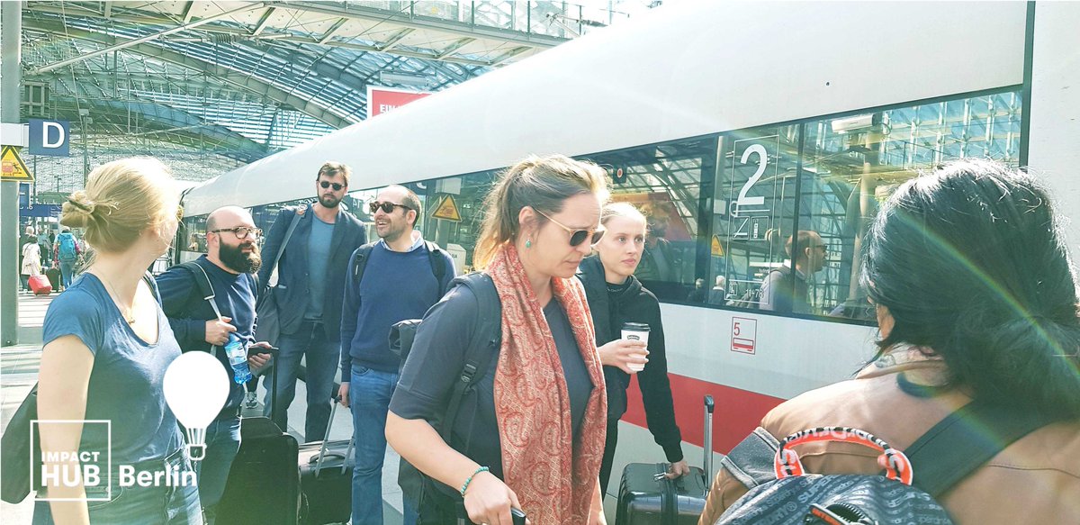 impacthub's tweet image. This week part of our @ImpactHubBLN team is quite literally doing #ImpactOnTour as we alongside some international guests (winners of the #bettertogehter19 award) are venturing to Heidelberg to participate in the #ICCA2019 😁