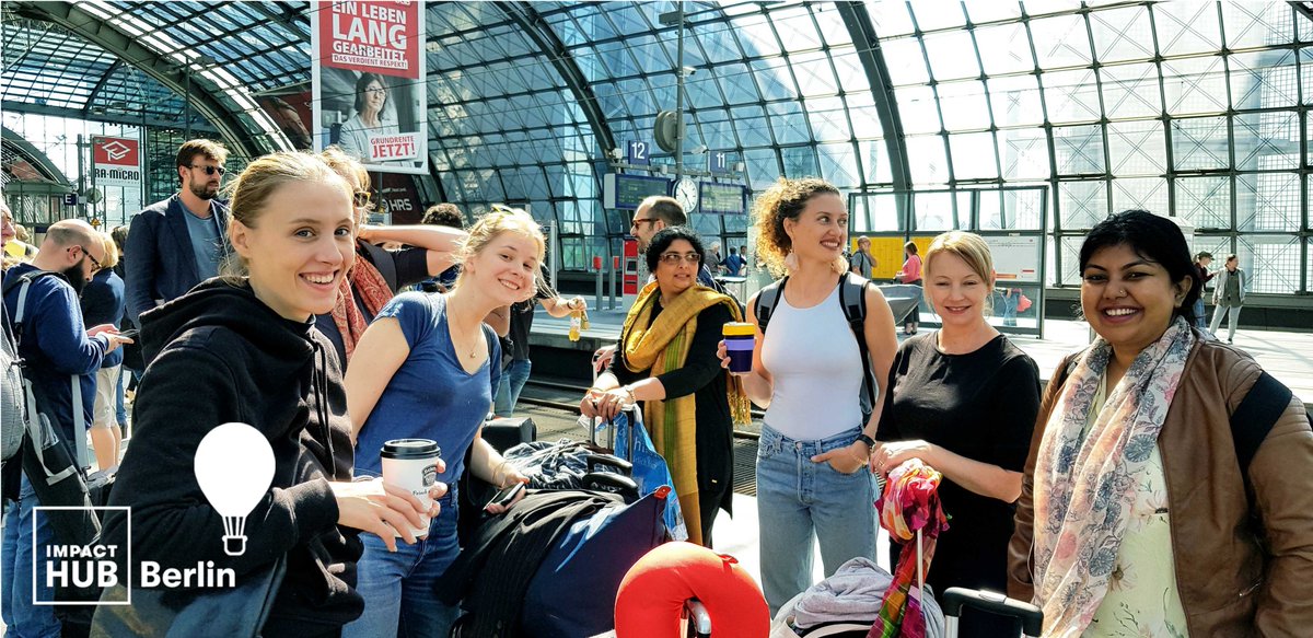 impacthub's tweet image. This week part of our @ImpactHubBLN team is quite literally doing #ImpactOnTour as we alongside some international guests (winners of the #bettertogehter19 award) are venturing to Heidelberg to participate in the #ICCA2019 😁