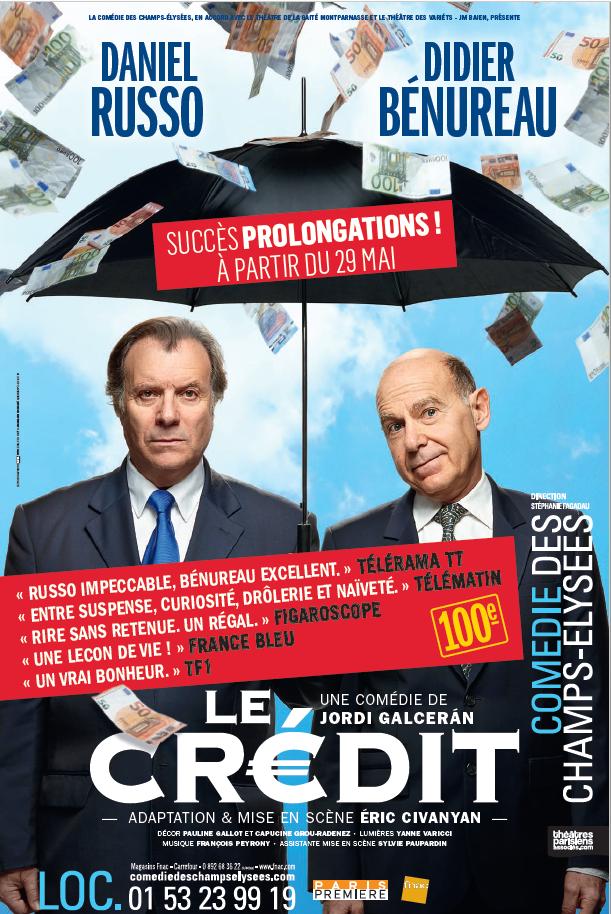 🎭THEATRE 🎭

La pièce de théâtre "Le crédit" de Jordi GALCERAN est de retour le 29 mai à la <a href="/ComedieEVENTS/">Comédie & Studio des Champs-Elysées – Events</a> ! 💶😮

En partenariat avec <a href="/ParisPremiere/">Paris Première</a> 👏😍
