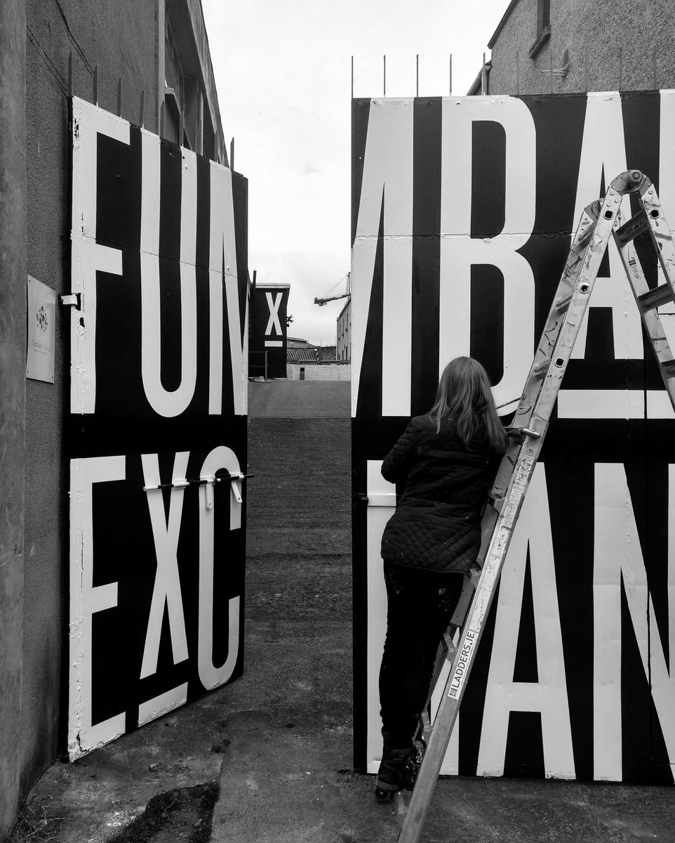 maker_dublin's tweet photo. The @FumballyExch exterior signage looking better & better each day!
Beautiful designs by @GrahamThew & @gazjonesdesign and artwork being applied by @signs_of_power
👏👏👏
#signage #typography #exterior #fumballyexchange #signsofpower #coworking #Fambally #lookinggreat https://t.co/NhYgiPJFgp