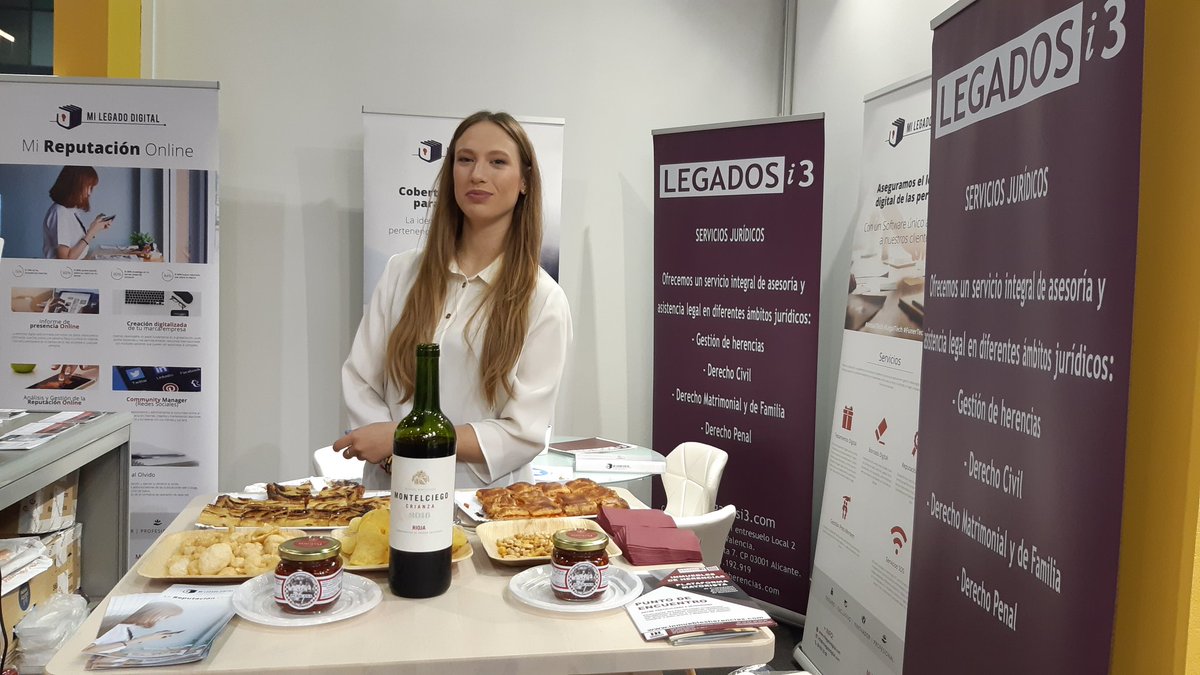MiLegadoDigital's tweet photo. Visita nuestro stand en @Funermostra y descubre el #TestamentoInteligente y @DigitalFunerBox, mientras degustas productos de la tierra. ¡Que no te lo cuenten! ¿Vienes? #Funermostra19 #LegadosI3 https://t.co/zW9Jj2zAnz
