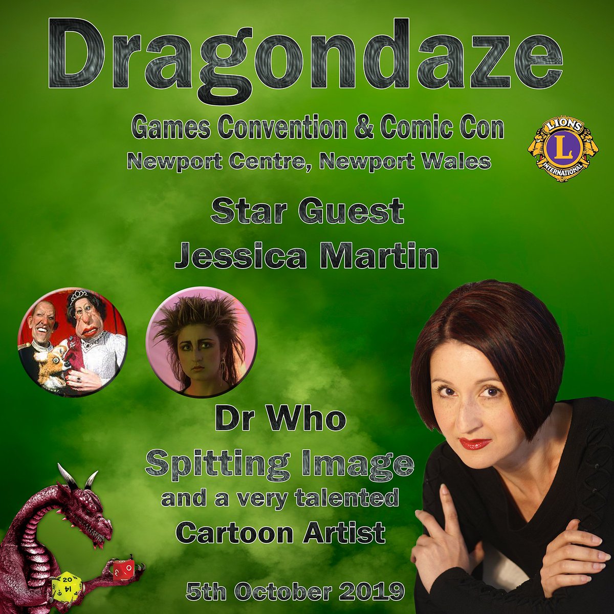 DragondazeCon's tweet photo. Our First Guest for this years Dragondaze on the 5th of October https://t.co/FC9hns4yRO