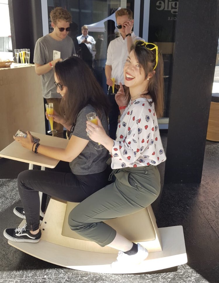 workagileuk's tweet image. Everyone loves a #Rokkadot! Check it out at Brewhouse Yard as part of @CDWfestival #CDW2019 #workagile #fitout #officefurniture #productlaunch #wednesdaymorning