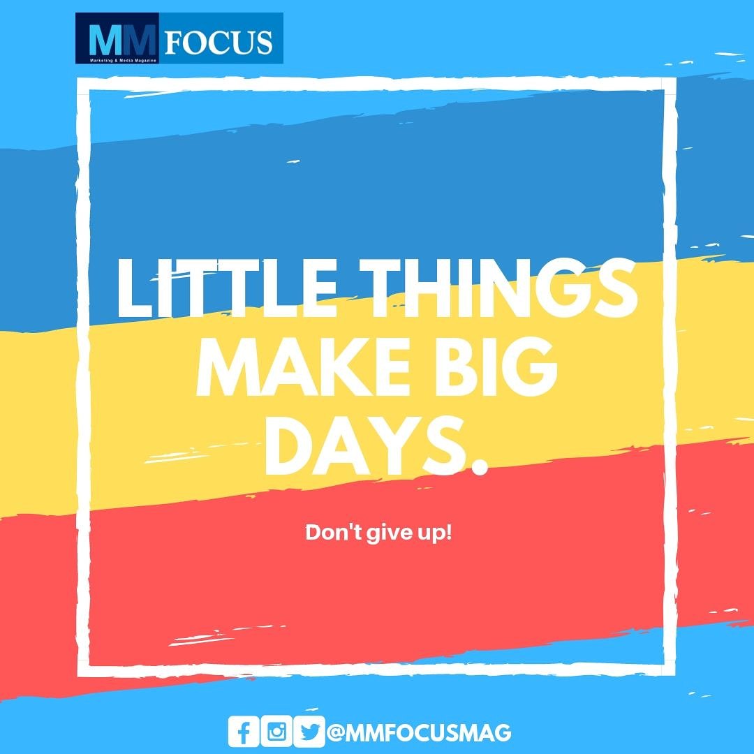 MMFocusMag's tweet image. Don't give up!
Be motivated!

#wednesdaywisdom