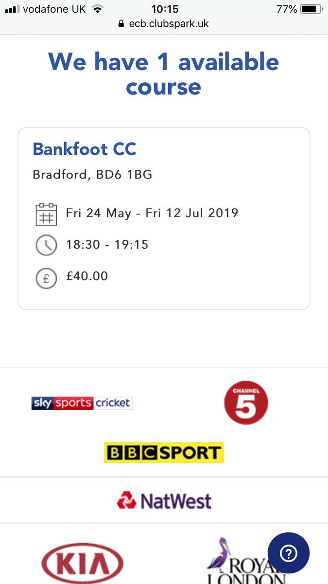gottobeabetterseason🙏🏻 (@mick197811) on Twitter photo <a href="/BankfootCC/">@BankfootCC</a> are extremely excited to be holding all stars cricket course for 8 weeks. Boys & girls age 5-8, all welcome. For any information please get in touch with <a href="/gregwah01/">The Wahsie</a> <a href="/BankfootCC/">@BankfootCC</a> are extremely excited to be holding all stars cricket course for 8 weeks. Boys & girls age 5-8, all welcome. For any information please get in touch with <a href="/gregwah01/">The Wahsie</a>