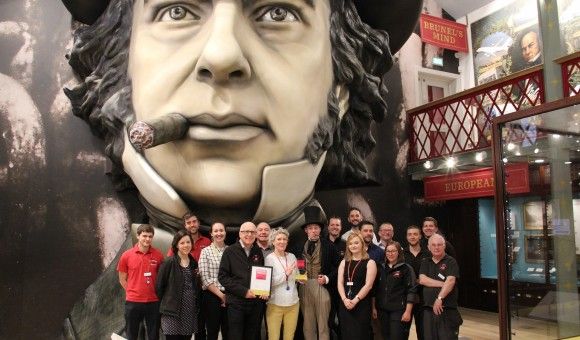 VisitWestUK's tweet photo. Being Brunel at @SSGreatBritain has been named ‘Permanent Exhibition of the Year’ at the 17th Museums + Heritage Awards for Excellence Ceremony 👏 https://t.co/hZvmmjh7dy https://t.co/40fztVtFGj
