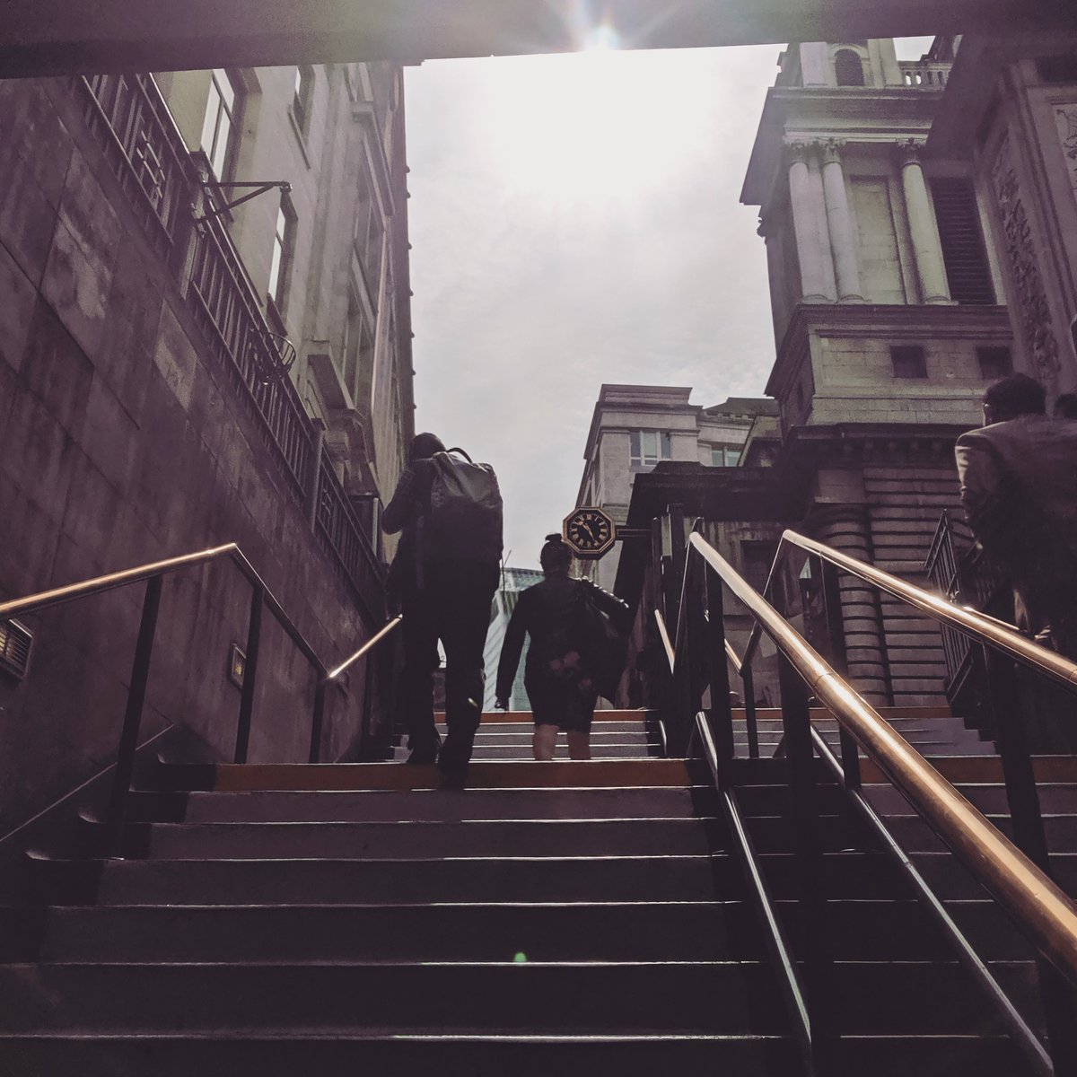 CLERKENWELL // DAY // TWO Coming out of bank tube, like that first step on to the terraces, love #cdw #graftin #clerkenwell #design #cdw2019 #furniture #architecture #wednesday #day2 #products #commercial