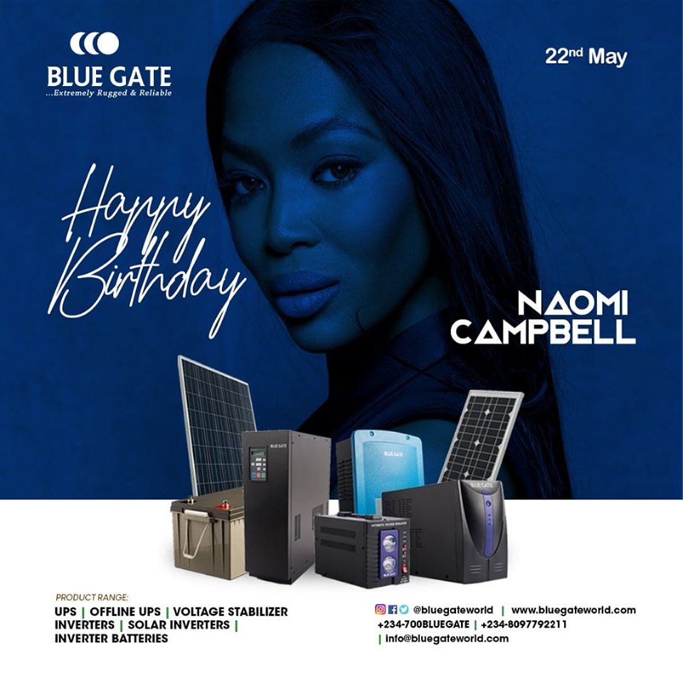 Happy Birthday, Naomi Campbell...   