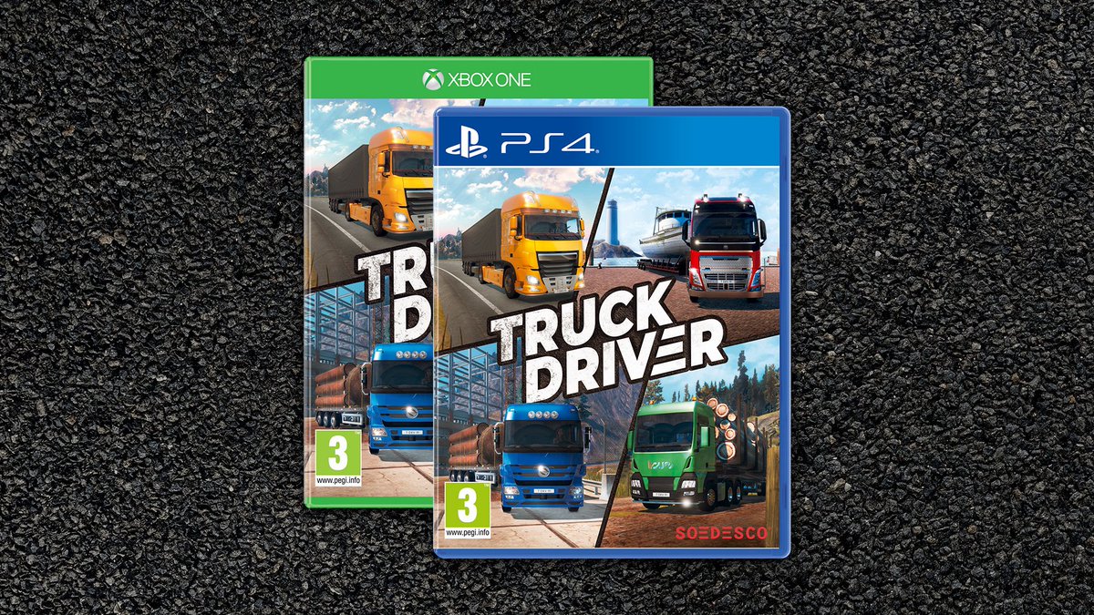 SOEDESCOnl's tweet photo. Aanschouw de gloednieuwe box art voor Truck Driver! #TruckDriverGame🚛 https://t.co/xsu8WT1WeV
