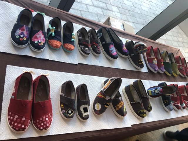 Thank you <a href="/pfizer/">Pfizer Inc.</a> and your amazing team that chose to serve homeless and in transition students by personalizing <a href="/TOMS/">TOMS</a> shoes! We appreciate you! #HEARTbeat #BCPS #Pfizer #TOMS