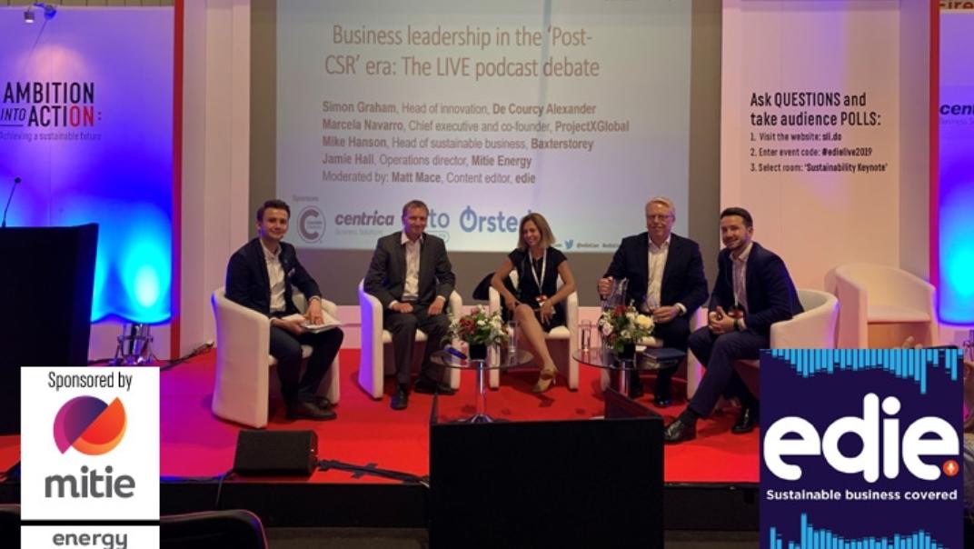 Looking for a new listen for your evening commute? Our latest Sustainable Business Covered #podcast comes live from #edieLive2019 , featuring insight from @projectXglobal <a href="/BaxterStorey/">BaxterStorey</a> <a href="/Mitieenergy/">Mitie Energy</a> and De Courcy Alexander. Listen for free here -  bit.ly/2Eqeq7F