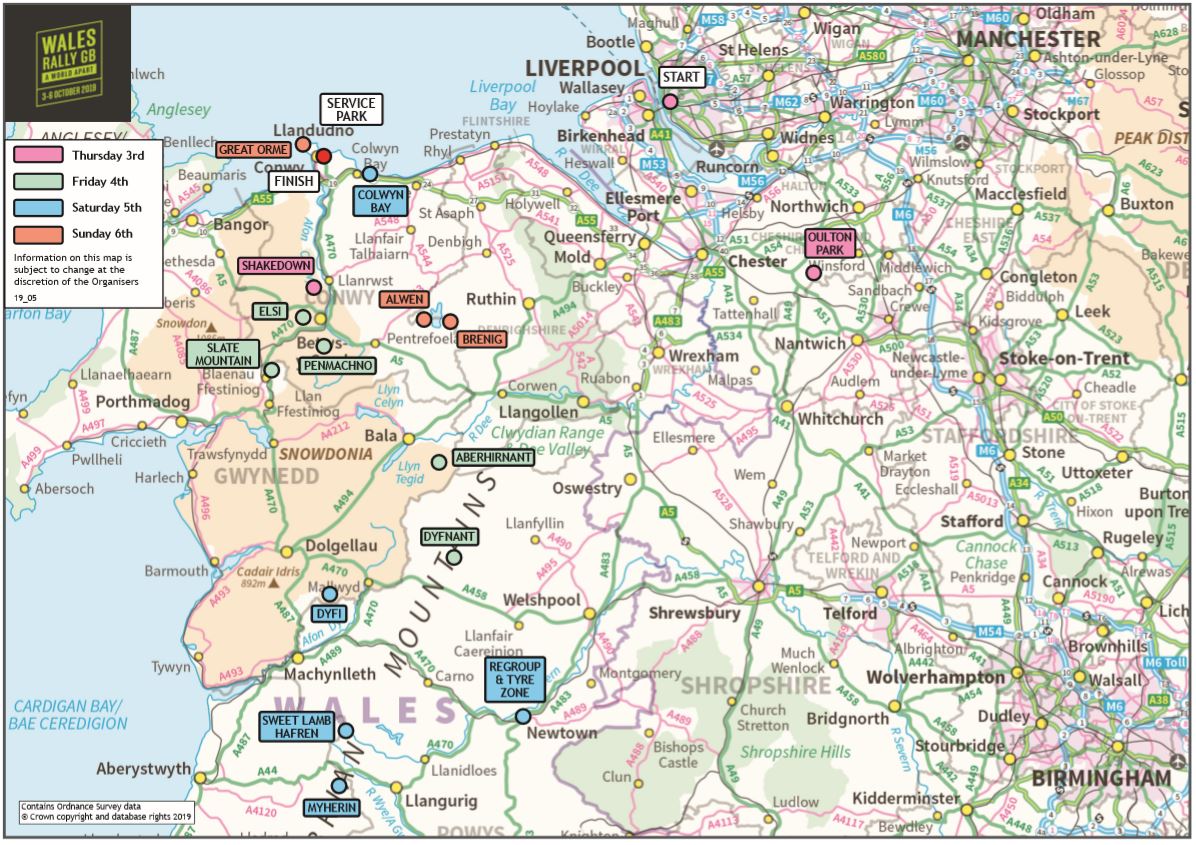 And there we have it, the 2019 Wales Rally GB Route

Tickets are now on sale at walesrallygb.com/tickets

#WRGB #WRC