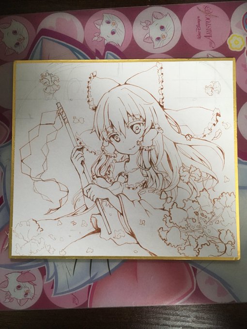 久々にお絵描き
明日絵の具届くいたら塗る 