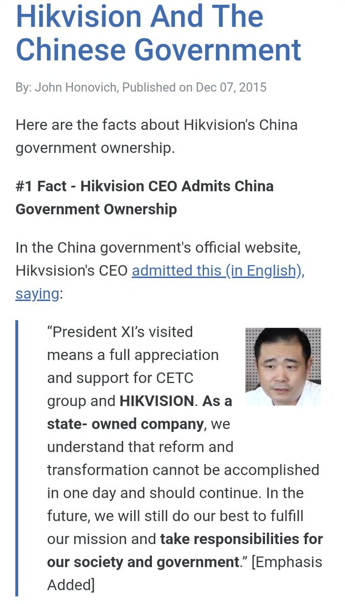 HikVision: Owned by the Chinese Communist Dictatorship.With businesses across the world, about to face a fate similar to Huawei.Indian Railways, and India's premier organisation are its clients How terribly India is compromised, it is anyone's guess.Details on HikVision