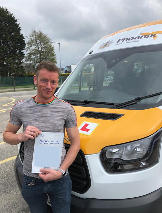 CornwallPhoenix's tweet photo. Another successful candidate! Well done to Adam who successfully passed his D1 driving test last week. Find out more about his training with instructor Phil at https://t.co/f3iAXf1r5h 🚐
Interested in #MiniBus training? Call 01326 318177 to find out how you can #PassWithUs https://t.co/eFQVvRuh6l