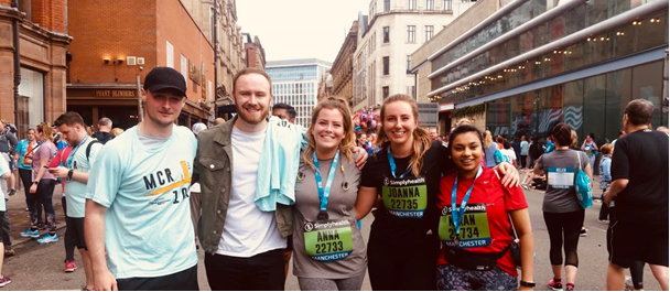 hcml1's tweet photo. We’re very proud of our team for taking part in the #GreatManchesterRun and raising £620 for @spinalinjuries. Please help us reach our £1,000 target by sparing a few pounds for this great cause. Visit  https://t.co/8rFdvxpueN https://t.co/31kg8pqgf2