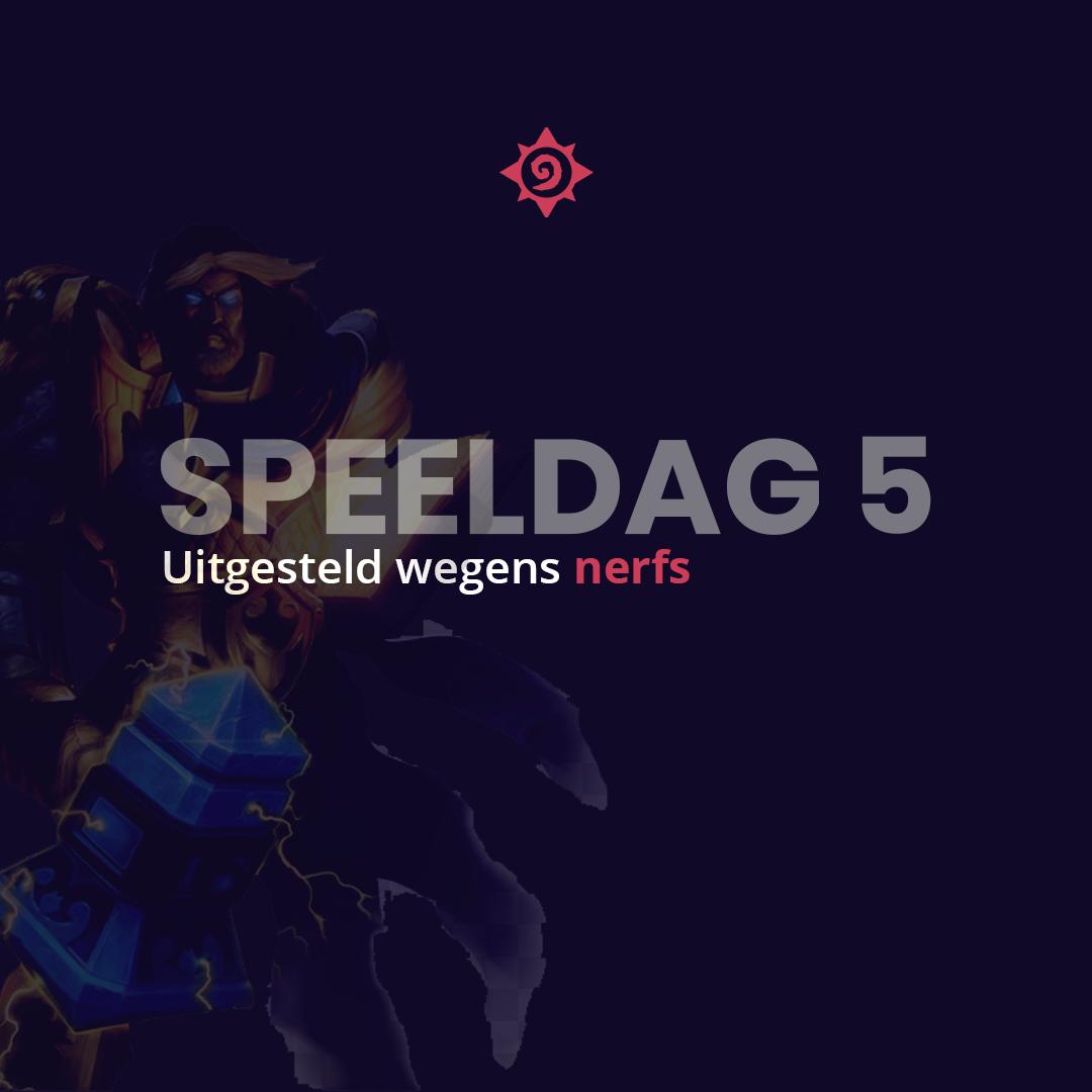 Helaas geen Kayzr League vanavond aangezien de Hearthstone nerfs gepland staan voor vanavond! Een nieuwe datum wordt zo snel mogelijk gecommuniceerd.