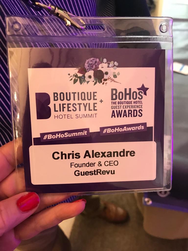 guestrevu's tweet image. @chrisalexandre, @evans_mark83 and @SuzieGroves2 are having a fantastic time at the #BoHoSummit so far, meeting great partners like Oliver Hartmann of @ClockSoftware and getting excited about the #BoHoAwards ceremony! #hospitalityevents #hospitalityawards