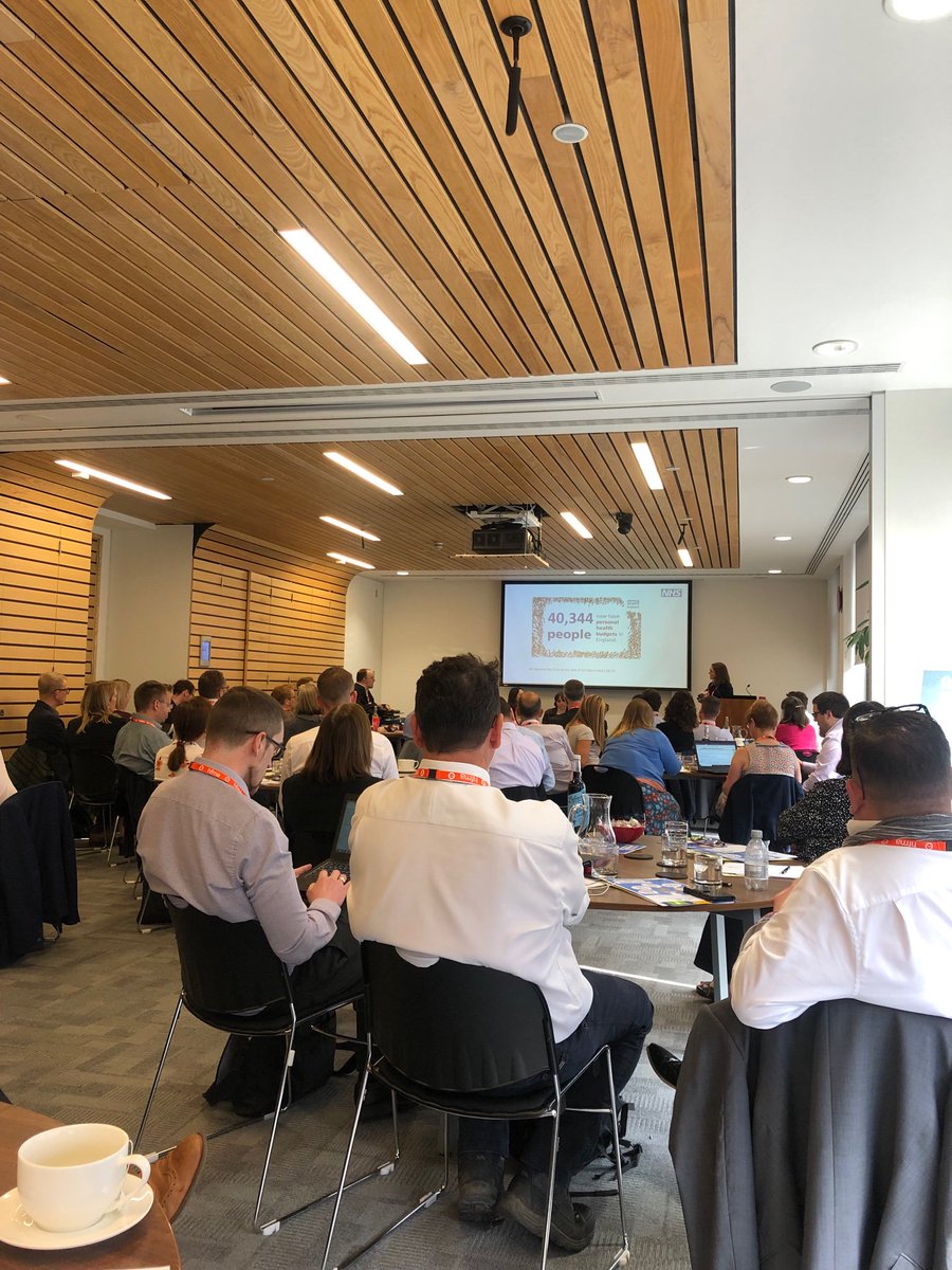 PHBChoices's tweet photo. We’re at the @NHSCommFinance event today. @anitakromerphb is discussing challenges and opportunities for Personal Health Budgets. https://t.co/2D3F1eVeg6