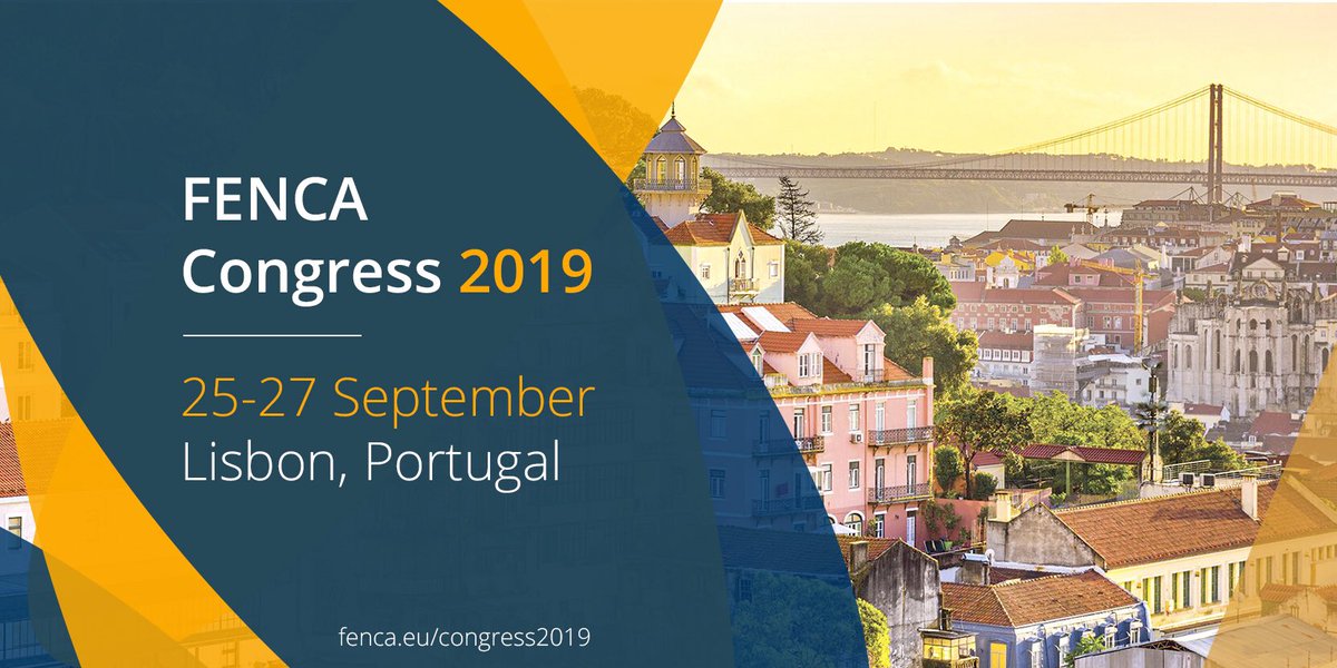FederationFENCA's tweet photo. Registration for #FENCA2019 in #Lisbon is now open! Exchange experiences with #collection professionals from around the world! Learn more about FENCA’s Code of Conduct for #GDPR, #NPL legislation & much more https://t.co/vGfRlyTc16 #receivablesmanagement #congress https://t.co/qsMK0NYlKs