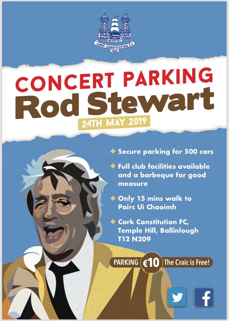 CorkConRugby's tweet image. We’re good at Cork Con, the best in Ireland in fact, but we know our limitations and haven’t actually rescheduled the @rodstewart gig to Friday night. @aikenpromotions the day job is safe! I had one job....🙈🙈