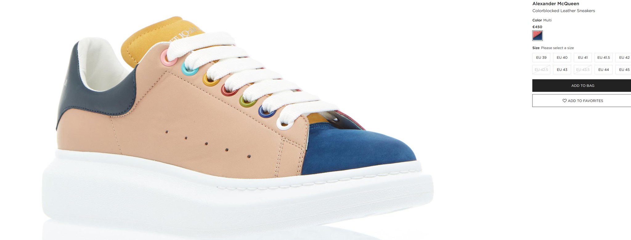alexander mcqueen sneakers 42