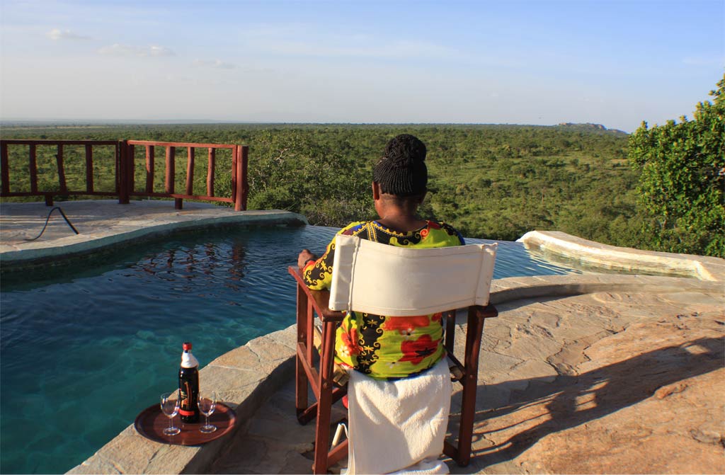 Imagine viewing the beauty of Tarangire National Park from the swimming pool area at the Balloon Camp Tarangire!!
You can book now through E; tarangire@madahotels.com #KARIBU

#TarangireBalloonCamp #View #baobabTree #nature #AbottleOfWineToAccompanyYou #tanzania 
#BookingsAreOpen