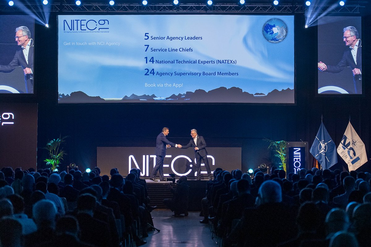 nato_ncia's tweet photo. Thanks for making #NITEC19 a success! And thank you @Forsvarsdep &amp; @AFCEA for helping us host the largest NITEC to date. Next year we are taking our flagship industry event to Austin, Texas!  Learn more here ➡️https://t.co/MxIAQOgpbW https://t.co/MfvHuR6VSR