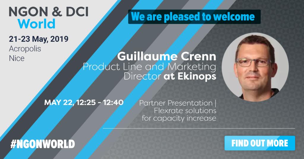 NGONSeries's tweet image. It's time for @Ekinops's Guillaume Crenn to take the stage at #NGONWorld. Discussing #flexrate solutions for capcity increase, don't forget to use the hashtage #NGONWorld to let us know you're listening!