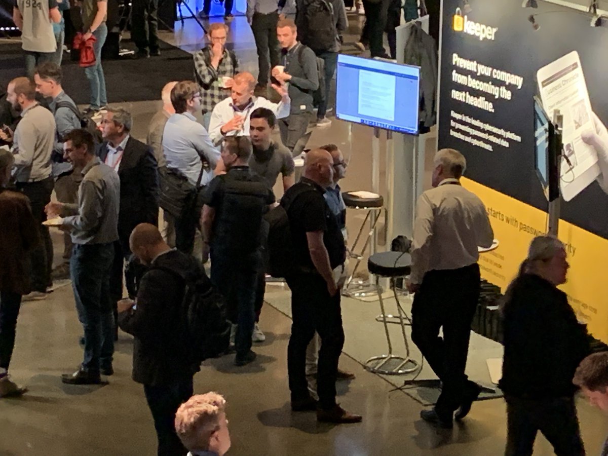 KeeperEMEA's tweet photo. Another Day, Another Country, Another Event! @keepersecurity protects companies worldwide against password-related data breaches and cyberthreats. Come visit us at stand 24 for your FREE Demo! @TheParanoiaConf
#password #databreaches #security #cybersecurity #hacking #biometrics https://t.co/wH6bUUz1xG