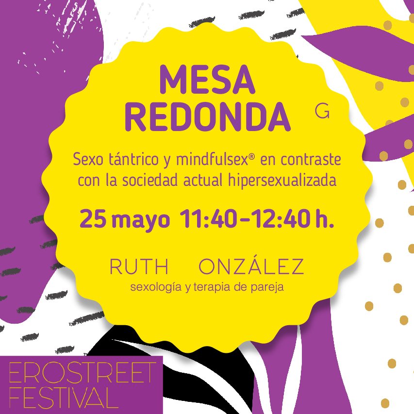ousset's tweet image. Con mucho cariño os espero moderando la mesa redonda de: sexo tántrico &amp;lt;3 Nos vemos en Barna este sábado en erostreetfestival.com