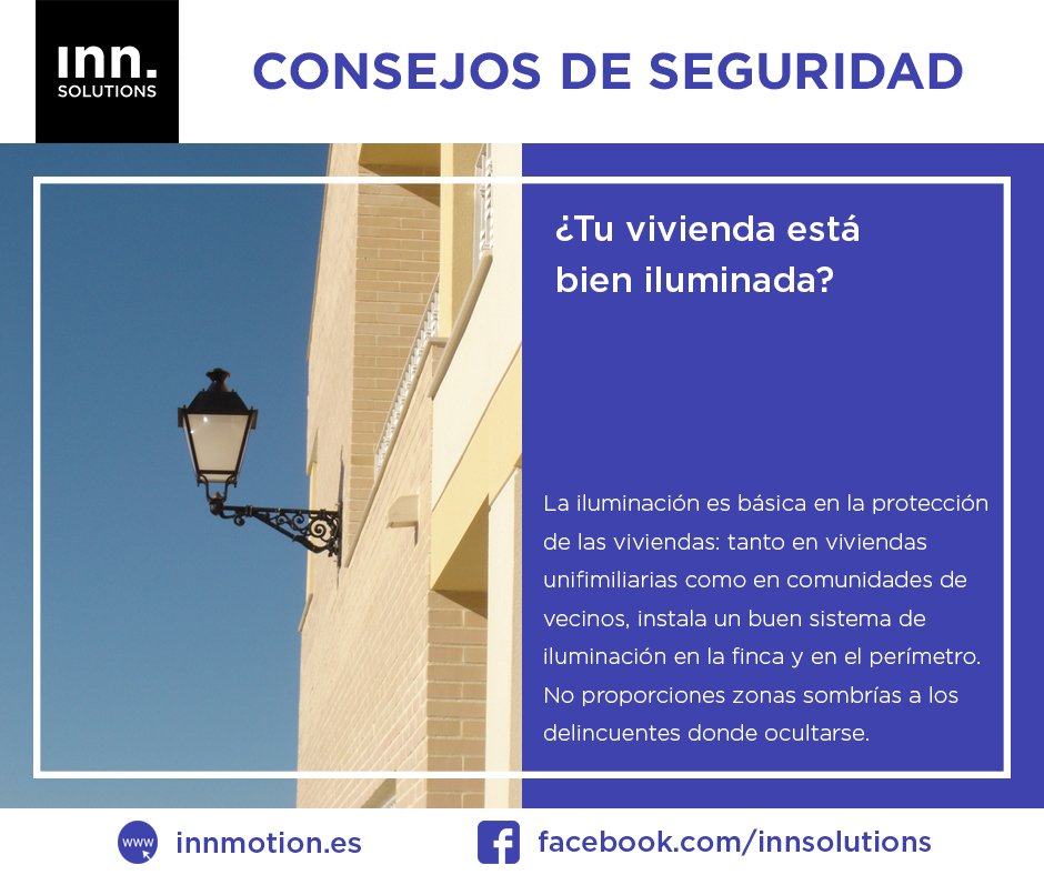 ¿Por qué la iluminación 💡 es un elemento básico en la protección de tu vivienda?

La respuesta en el siguiente #ConsejoDeSeguridad 🔐.