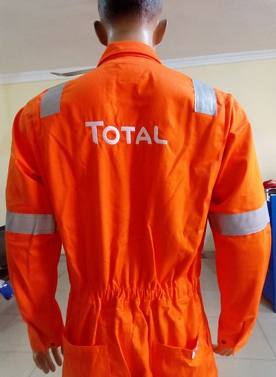 Supply of fire retardant coverall using chemically treated Fabrics produced to be delivered to #Total Nigeria Plc
Thanks once more for your patronage.
Contact us: 07064463195
Bajomon House, 62 Airport Road, By Union Bank Effurun Delta state.
Email: kay@kay-global.com