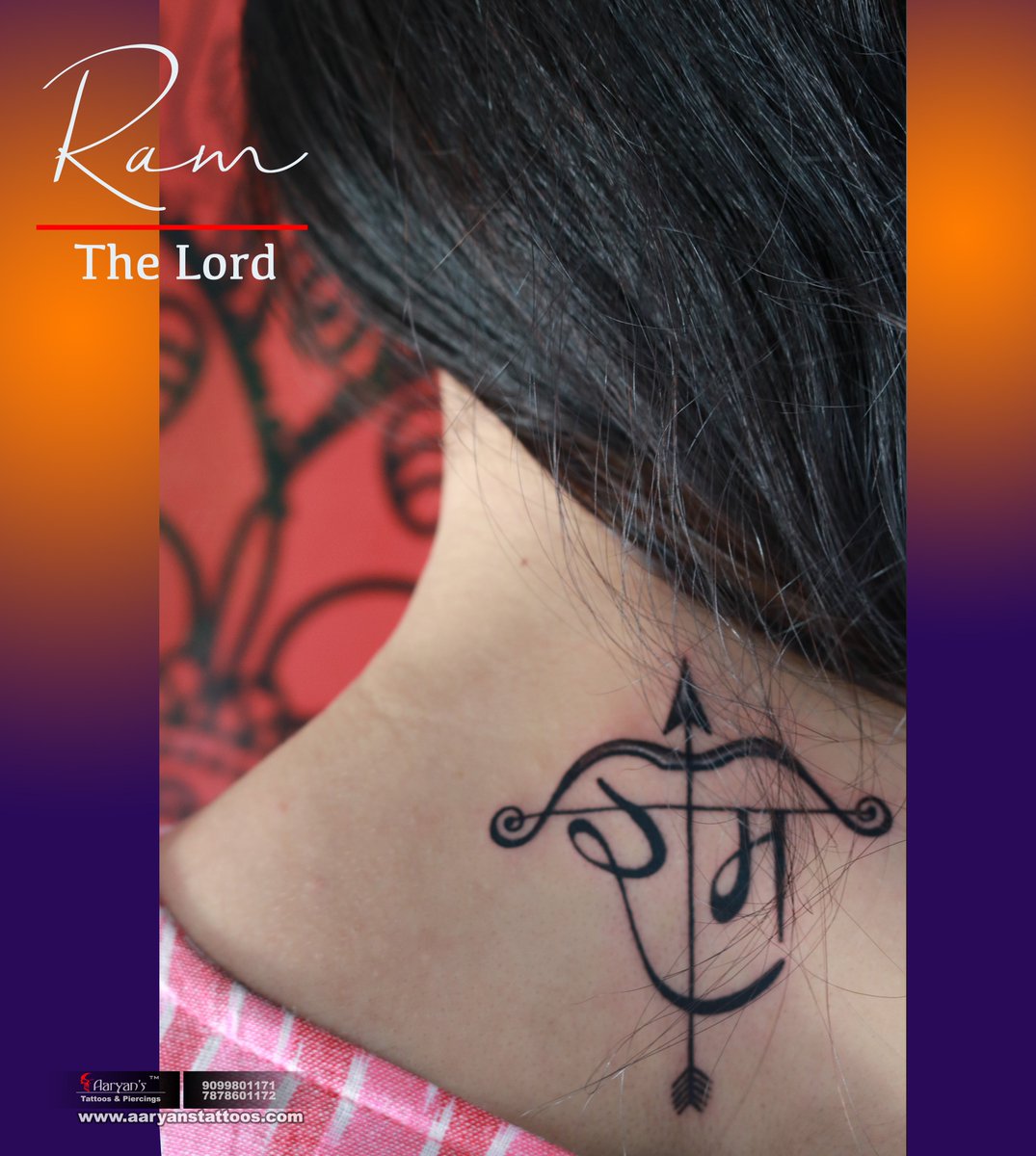 Tattoos Piercing India Lord Shree Ram Tattoo Lordshreeram Tattoo Shreeramtattoo Arrowtattoo Ramtattoo Tattoo Teamaaryans ryans Rx Prakash Alex Dhaval Krutika Vaishali Ahmedabad Gujarat India Call