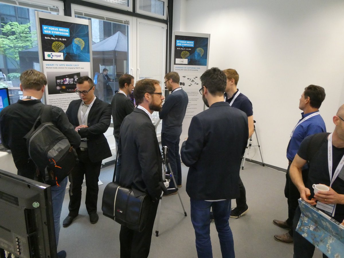 hyper360_eu's tweet photo. 2nd day of #FOKUSMWS is taking place in Berlin and we are glad to see so much interest about our project! Curious about #innovative tools for #360Video content production then come to meet our partners from @fraunhoferfokus @rbb_inno and #Mediaset RTI at booth no. 10! https://t.co/uqvyiu6OkA