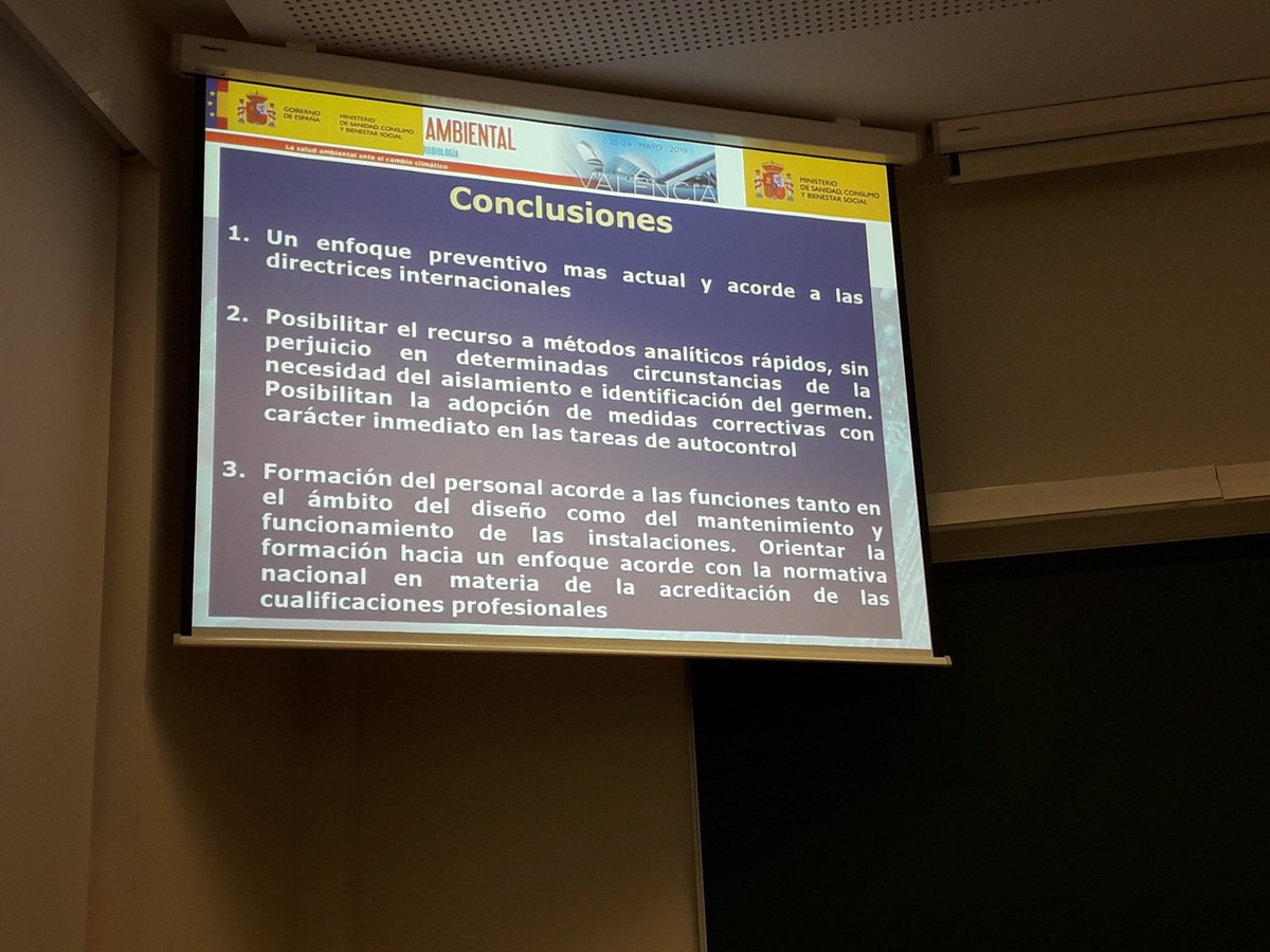InfoBiotica's tweet photo. C. Caballo ha dado varias primicias durante su presentación en el Congreso @SesaTweet sobre el RD865 de 
#legionella entre ellas que los métodos rápidos estarán incluidos en la prevención y control de #legionelosis siempre que estén certificados por organismo externo @LEGIPID https://t.co/OUhSwzJlSA