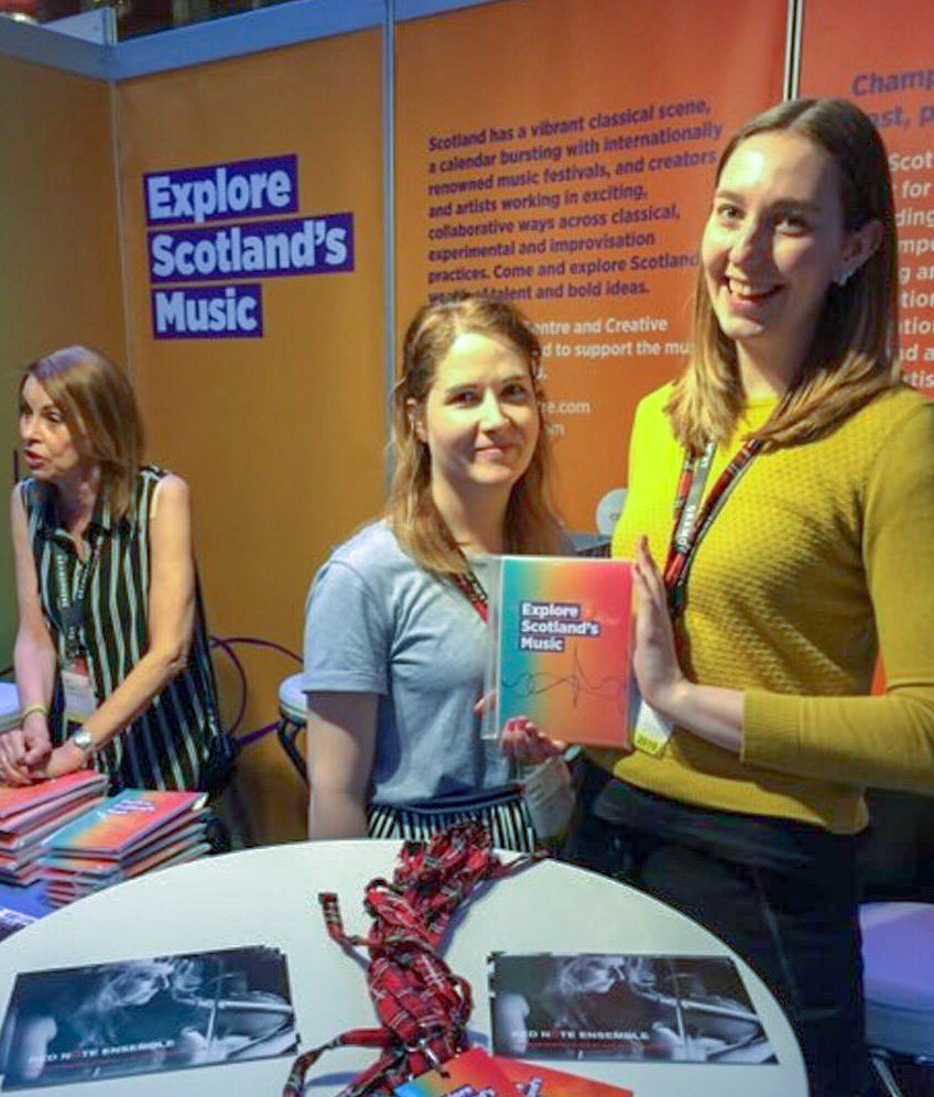 scottishmusic's tweet photo. Last week @scottishmusic were making friends in 🇳🇱 Rotterdam @ClassicalNEXT w/ Scotland 🏴 delegation from the Classical Music Sector thanks to funding @CreativeScots w/ @OISearle @thackerguitar @emily_doolittle @SonicBothy Josh Armstrong + ⬇️ #cnext19 ➡ https://t.co/85BfNJJIny https://t.co/HQw71eUNIK