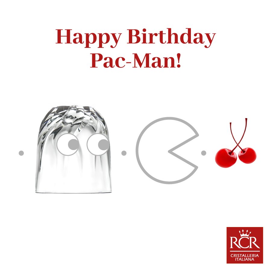 Someone said: "I want a cherry inside my cocktail?".
Happy birthday #Pacman.

#rcr #luxion #cristalloecologico #ecocrystalglass #ilovercr #Pacmansday #bdayPacman #Pacmanfever