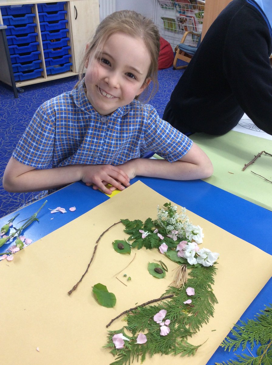 StMargaretsPrep's tweet image. Year 2 children @StMargaretsPrep have been creating art work inspired by Mother Nature this term.  Here are some of their wonderful foliage faces! They thought carefully about how best to represent each of the facial features and were incredibly proud of their finished pictures!