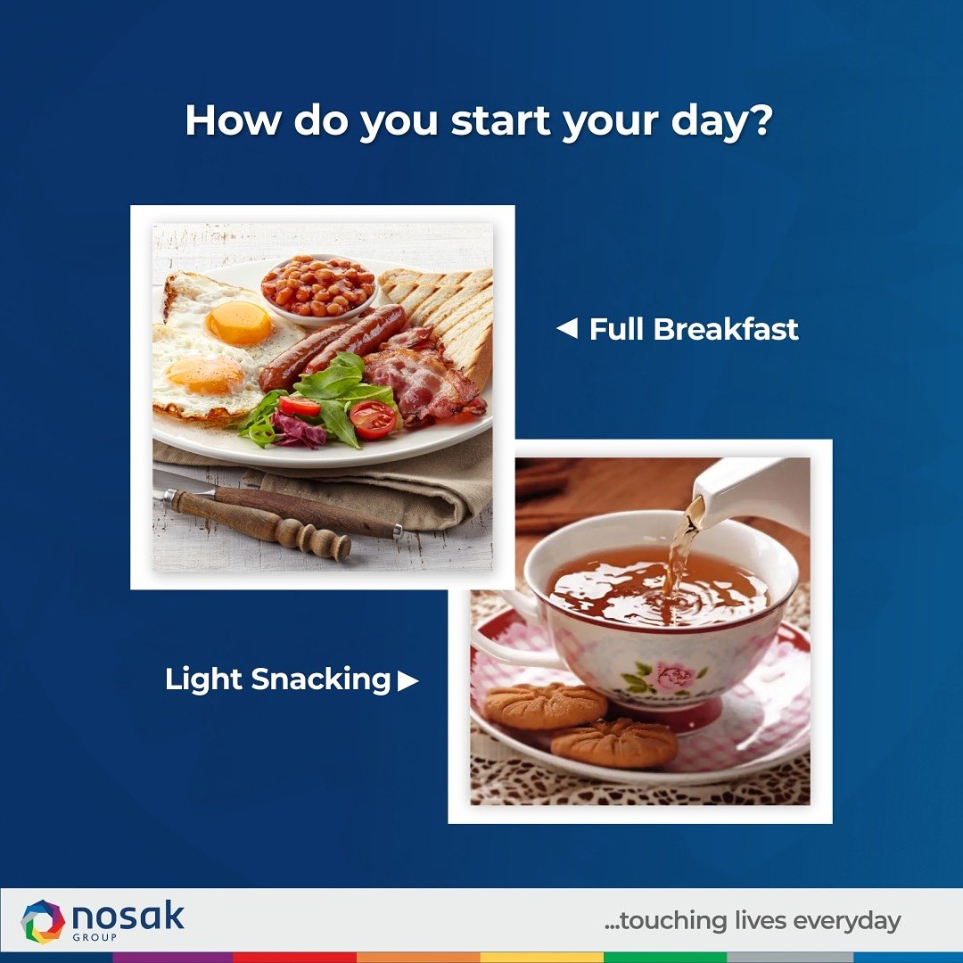 nosakgroup's tweet photo. You need just the right amount of energy to begin you working day but one must also take into account time constraints.
Which #breakfast mode do you employ at the start of a new day?

#NosakGroup #entrepreneurlife https://t.co/yC3uMJrLXU