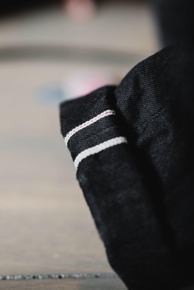 lean dean dry black selvage