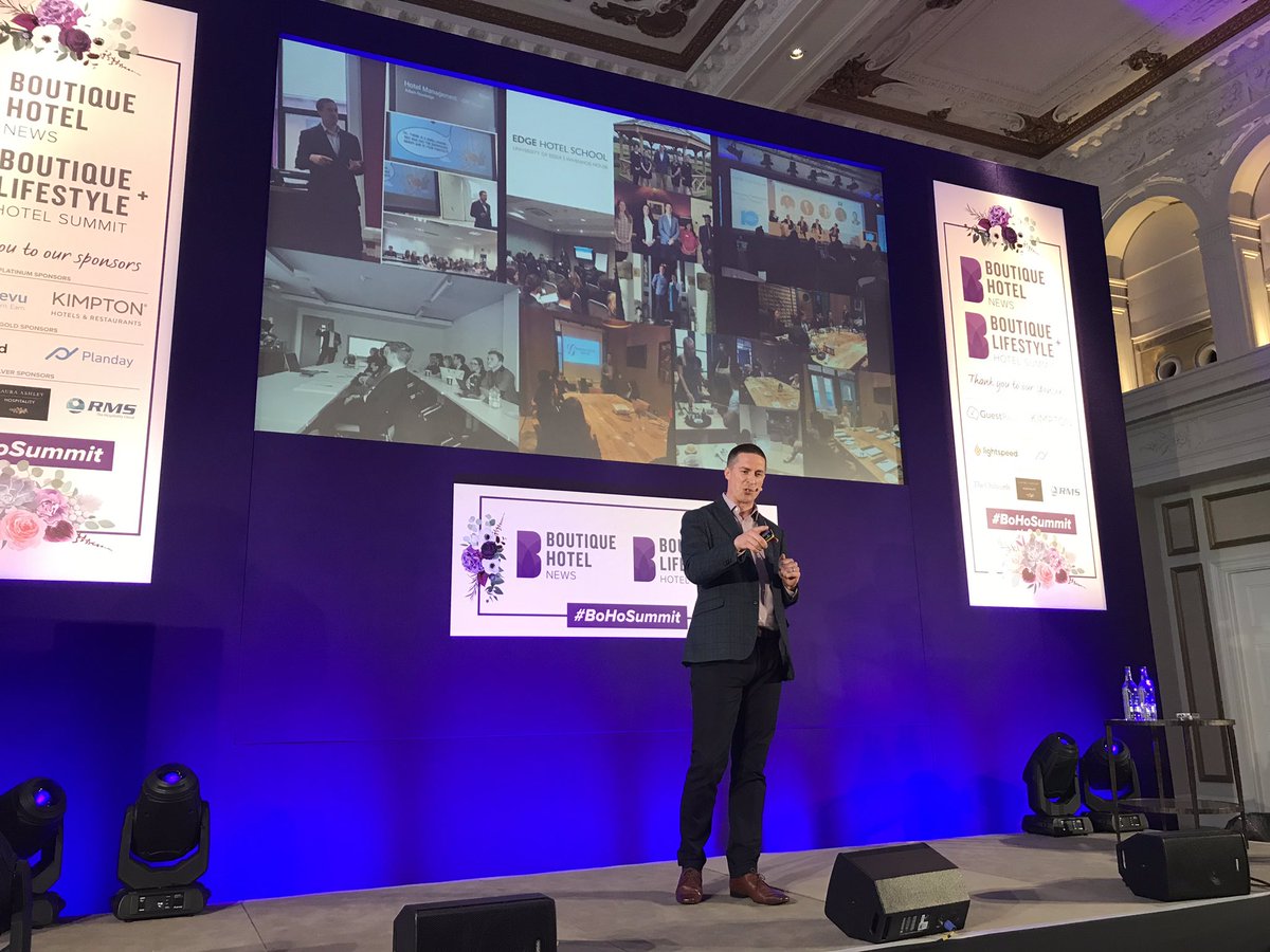 At the #BoHoSummit watching <a href="/adamrowledge/">Adam Rowledge - Keynote Speaker</a> deliver a passionate and informative session on people #welldone