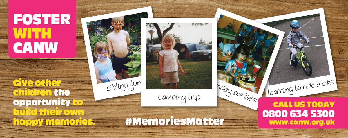 😍🥰 Love the new fostering campaign for <a href="/TeamCANW/">CANW</a> highlighting moments that we all take for granted. #changeafuture and enquire about becoming a foster carer today. Give those opportunities of #memoriesmatter to other children.