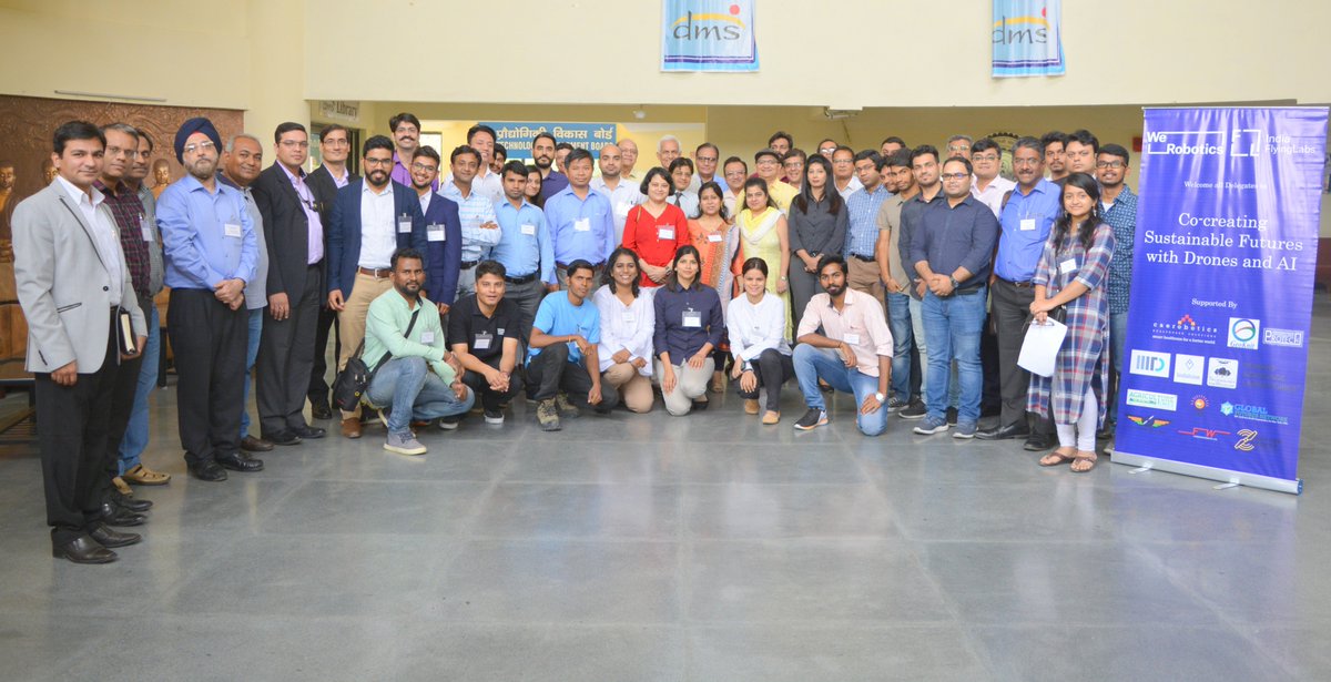 contactgeoknit's tweet photo. @indiaflyinglabs & @WeRobotics in association with @contactgeoknit & @CaeroboticsInt successfully conducted multi-stakeholder consultative workshop on ‘Co-creating #Sustainable Futures with #Drones & #ArtificialIntelligence' from 16-17 May, 2019 in @iitdelhi.
#GeoKnit #GIS https://t.co/Od1Hz7Dvya