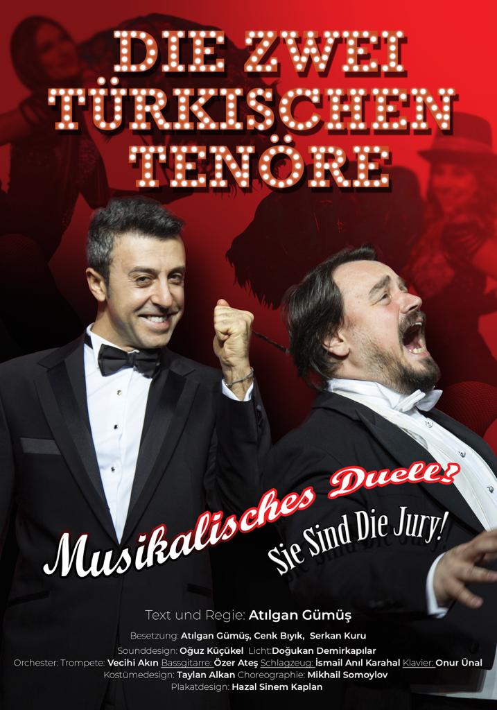 CaglarErtugrul's tweet photo. Gurur duydum alkışınız bol olsun! 👏 Berlin Theater28'de 25-26 Mayıs'ta Two Turkish Tenors! sehr empfehlenswert für meine Berliner freunde! Viel erfolg @AtilganGumus https://t.co/pss8YvBkMO