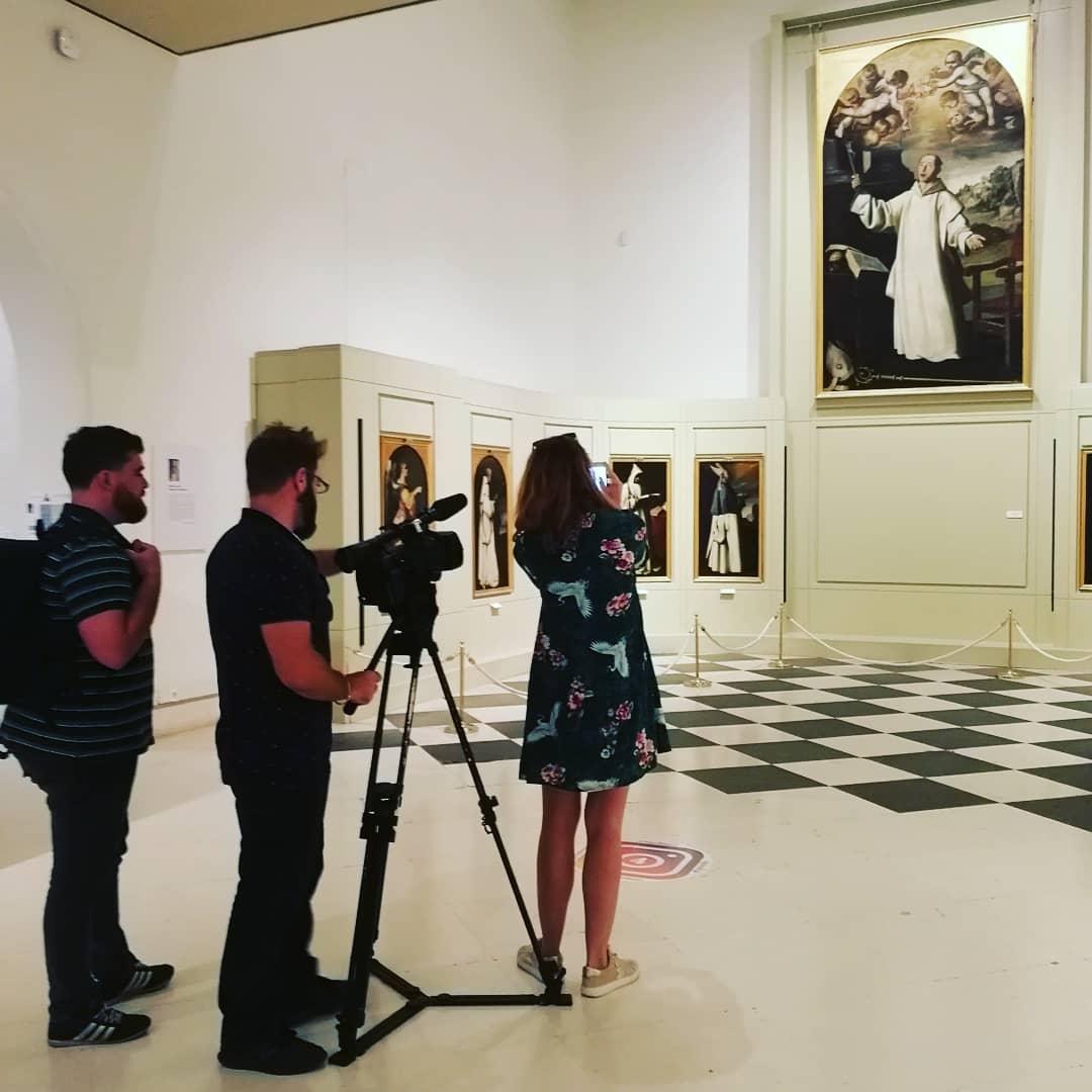 MuseoCadiz's tweet photo. @mirianperaltag y su equipo de @OndaCadizTV ya son #museogramers 
¿y tú a qué estás esperando? #instarutaenelmuseo https://t.co/9Ggvha7Uos
