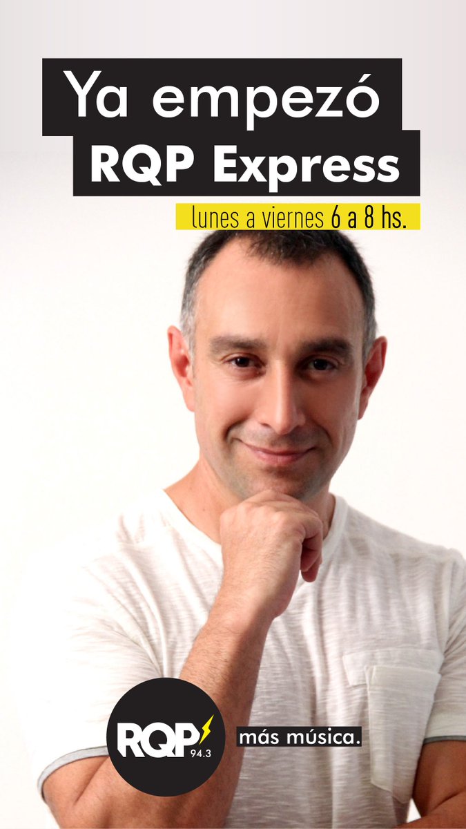 RQPPARAGUAY's tweet photo. 🔛¡Seguimos #OnAir con #RQPExpress en #RQPParaguay! ¡Hasta las 08 de la mañana te acompañamos con #MiguelCeballos!

📻¡Sintonizá ya la 94.3 FM! 
https://t.co/vANhPigwMN https://t.co/BeQLViA49P